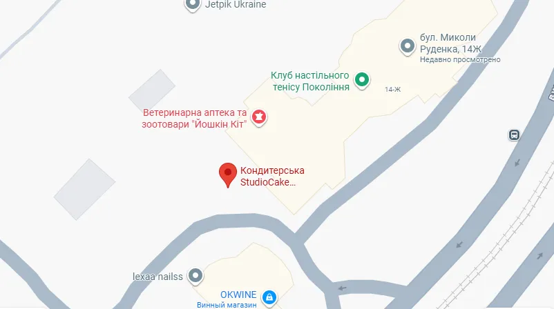 Карта з локацією