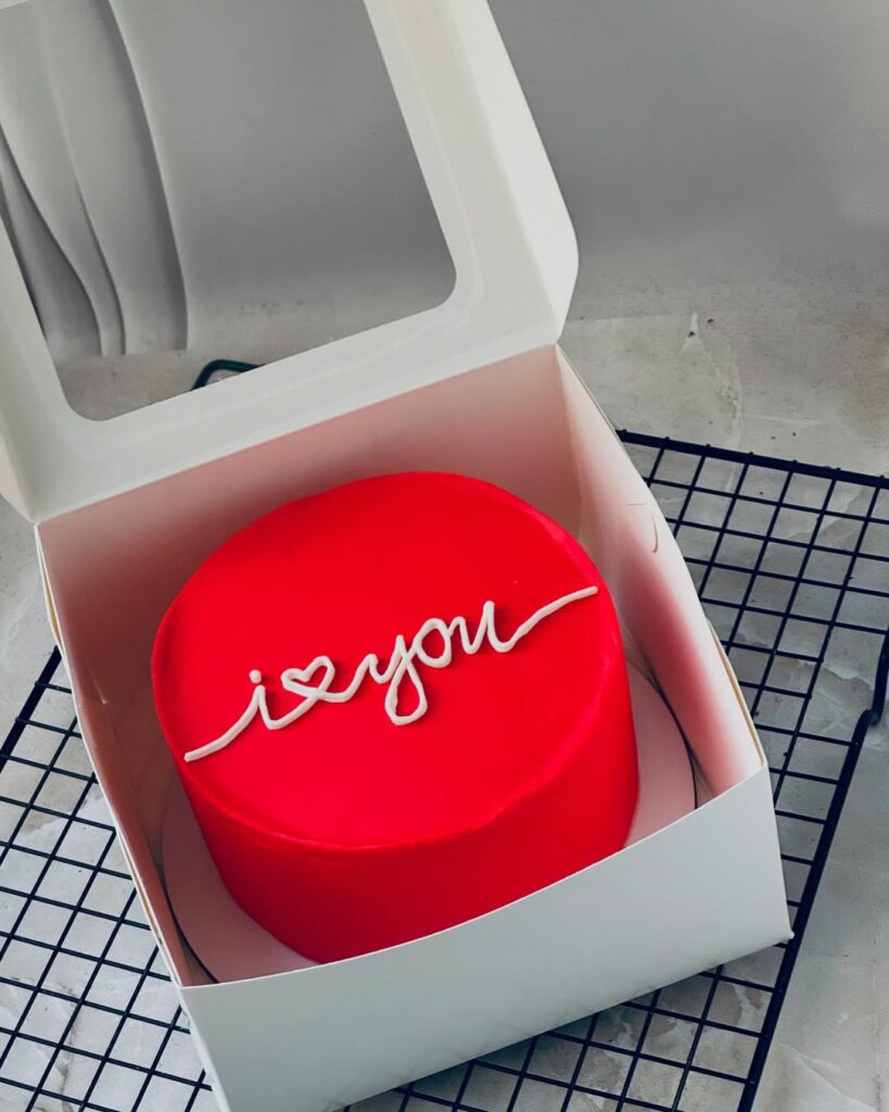 Бенто торт "I love you"